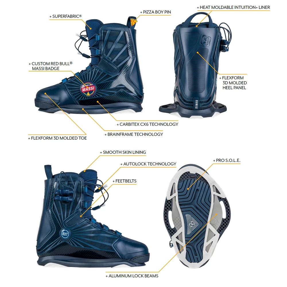 Ronix RXT Red Bull Edition Chausses De Wakeboard 3 Ronix RXT Red Bull Edition Chausses De Wakeboard â Image 3