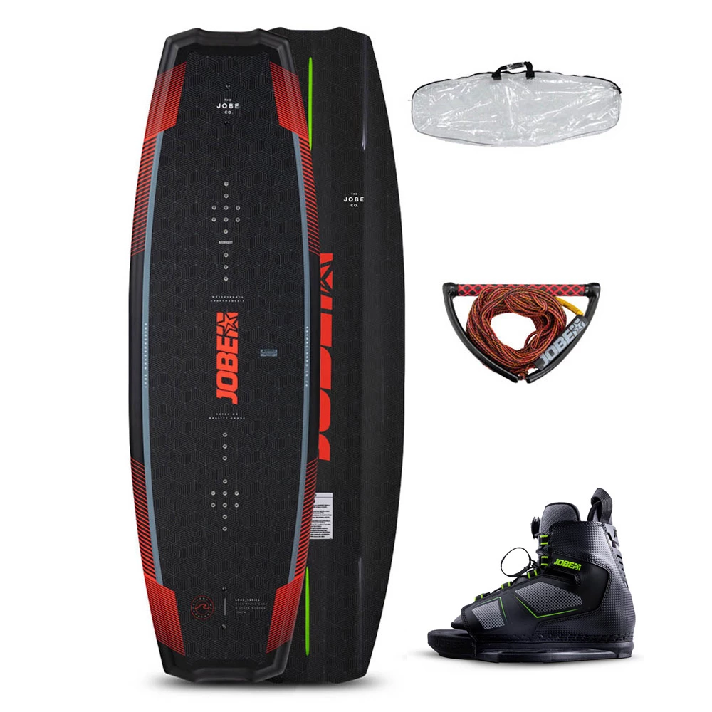 Jobe Logo Ensemble De Wakeboard 138 Cm & Chausses Unit 1 Jobe Logo Ensemble De Wakeboard 138 Cm & Chausses Unit