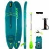 Jobe Yarra Teal 10.6 Ensemble De Sup Gonflable Avec Pompe Triple Action